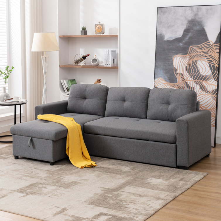 Latitude Run Kylissa 3 Piece Upholstered Corner Sectional Reviews Wayfair